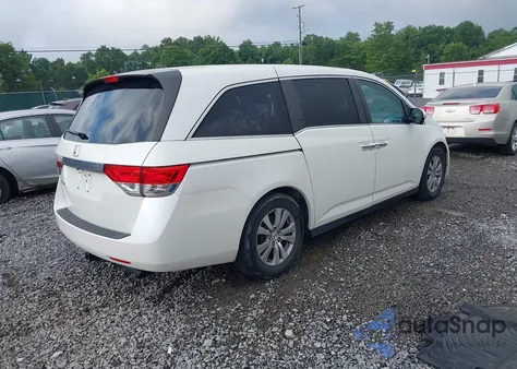 2014 Honda Odyssey Ex-L z USA, uszkodzony, nr VIN 5FNRL5H6XEB048702